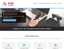 Tablet Screenshot of giga.com.tr
