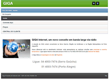 Tablet Screenshot of giga.com.br